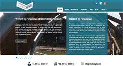 Desktop Screenshot of metaalplan.nl